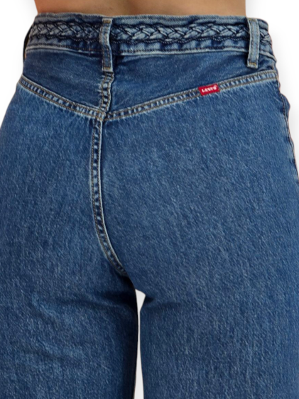 גינס LEVIS RIBCAGE WL BRAIDED
