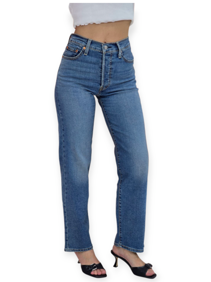 גינס LEVIS RIBCAGE STRAIGHT ANKLE