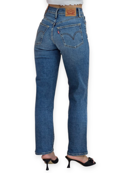 גינס LEVIS RIBCAGE STRAIGHT ANKLE