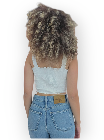 חולצה TOMMY HILFIGER SMOCK BRALETTE