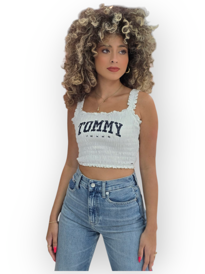 חולצה TOMMY HILFIGER SMOCK BRALETTE