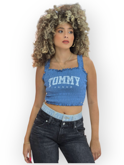 חולצה TOMMY HILFIGER SMOCK BRALETTE