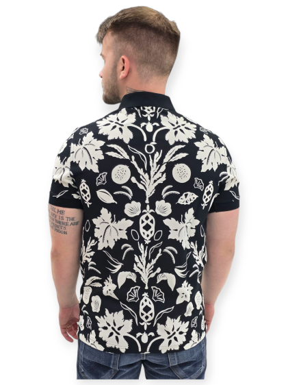 חולצה FRED PERRY PRINT POLO SHIRT