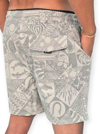 מכנס REEF WAIST SWIM SHORT