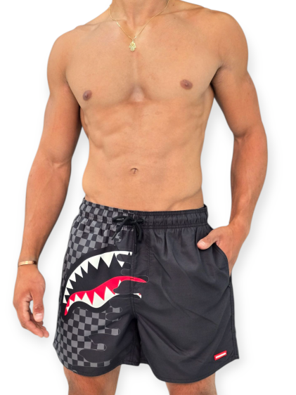 מכנס UNFINISHED DRIP SHARK SWIM SHORT