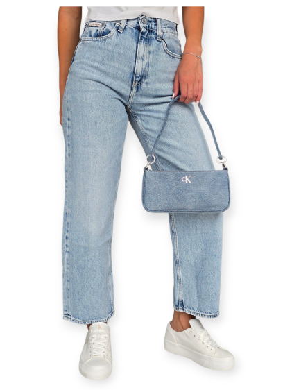 תיק CALVIN KLEIN DENIM SHOULDER POUCH
