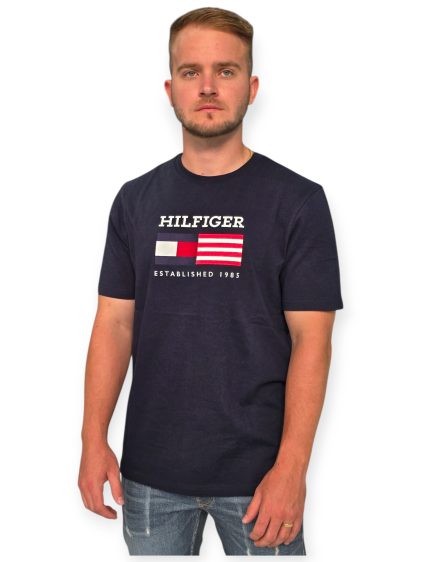 חולצה TOMMY HILFIGER FLAG  BOX TEE