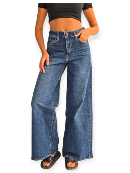 גינס LEVIS 728 HR WIDE LEG JEANS