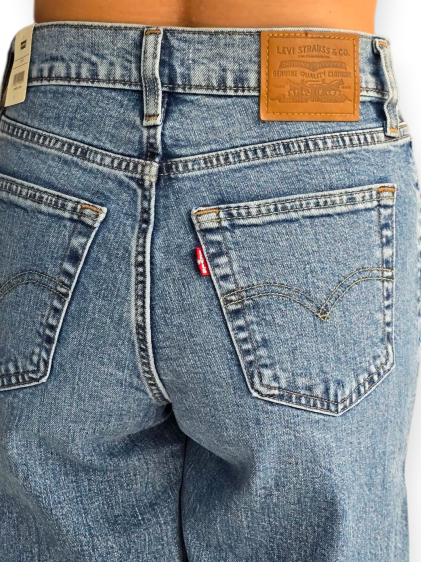 גינס LEVIS 728 HR WIDE LEG JEANS