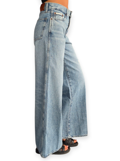 גינס CALVIN KLEIN THE SUPER WIDE BROADWAY JEANS