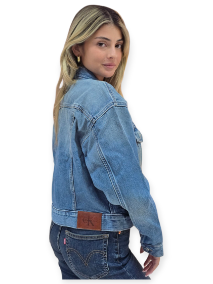 מעיל CALVIN KLEIN TRUCKER JACKET GOLD DUST