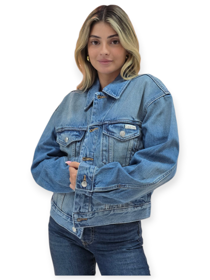מעיל CALVIN KLEIN TRUCKER JACKET GOLD DUST