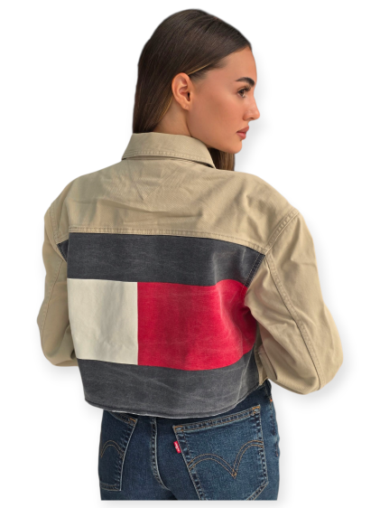 מעיל TOMMY HILFIGER FLAG TRUCKER JACKET