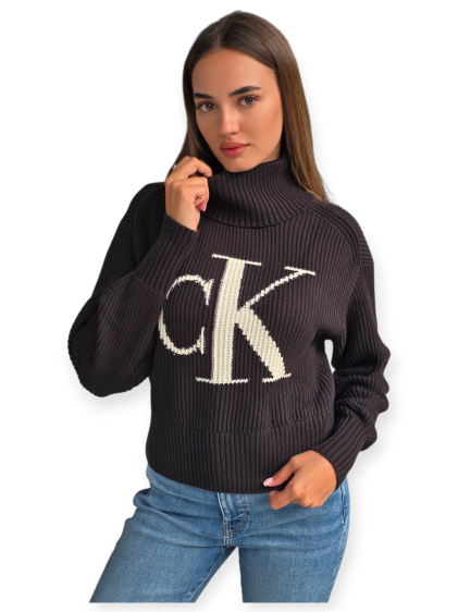 חולצה CALVIN KLEIN LOOSE SWEATER CONTRA