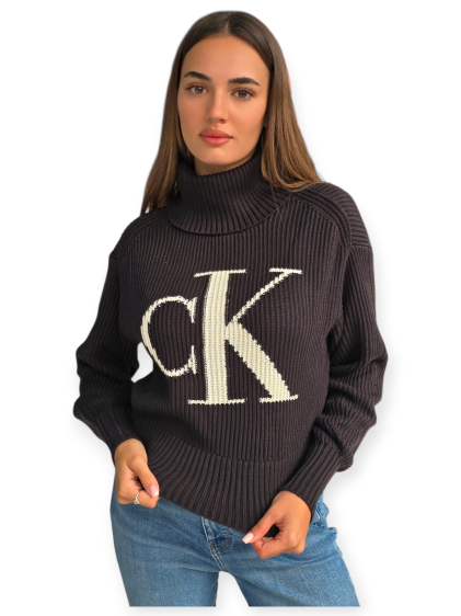 חולצה CALVIN KLEIN LOOSE SWEATER CONTRA