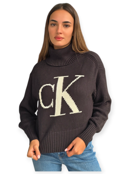 חולצה CALVIN KLEIN LOOSE SWEATER CONTRA