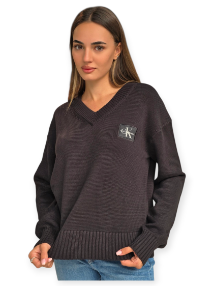 חולצה CALVIN KLEIN EMBRO BADGE SWEATER