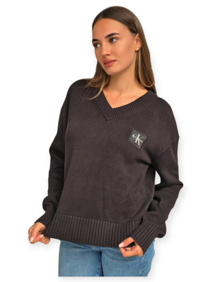חולצה CALVIN KLEIN EMBRO BADGE SWEATER