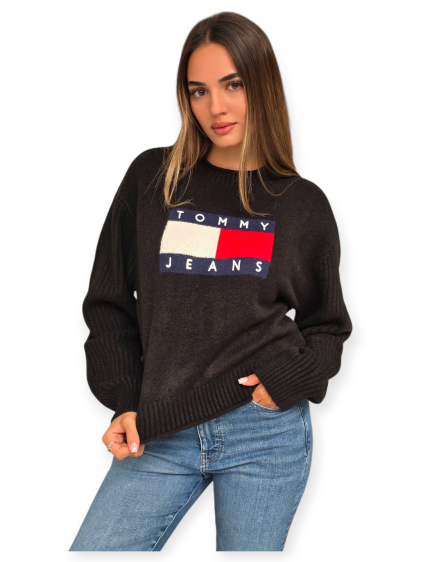 חולצה TOMMY HILFIGER MELANGE FLAG SWEATHER