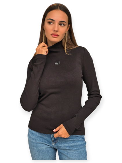 חולצה CALVIN KLEIN WOVEN LABEL TURTLENECK