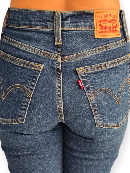 גינס LEVIS WEDGIE  STRAIGHT JEANS