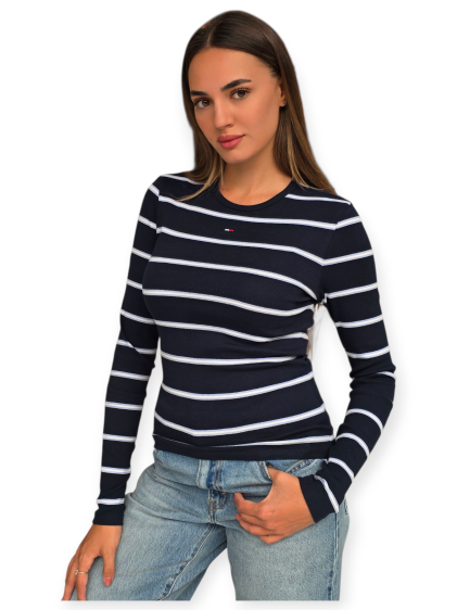 חולצה TOMMY HILFIGER SLIM ESSENTIAL RIB