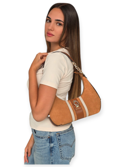 תיק GUESS ERENIA TOP ZIP SHOULDER BAG