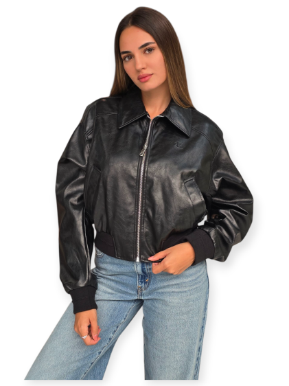 מעיל CALVIN KLEIN CRINKLE JACKET FAUX LEATHER