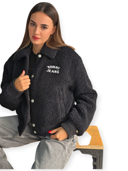מעיל TOMMY HILFIGER TEDDY VARSITY BOMBER