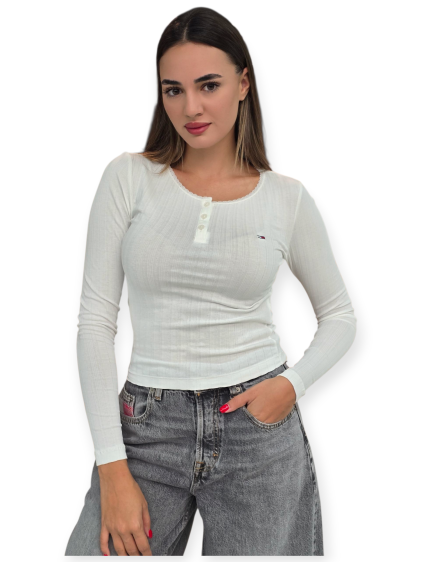חולצה TOMMY HILFIGER SLIM RIB