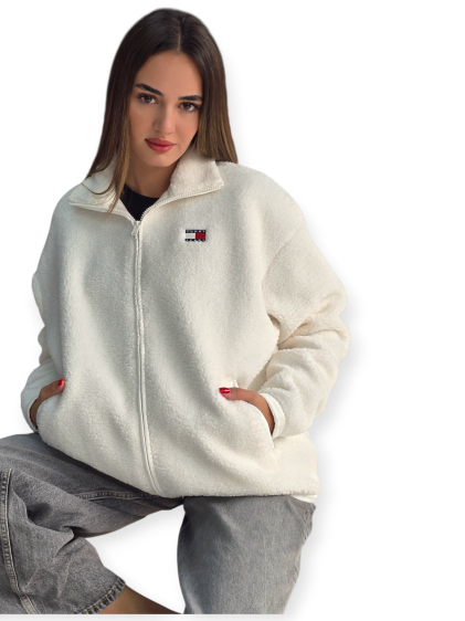 זקט TOMMY HILFIGER THROUGH BADGE TEDDY
