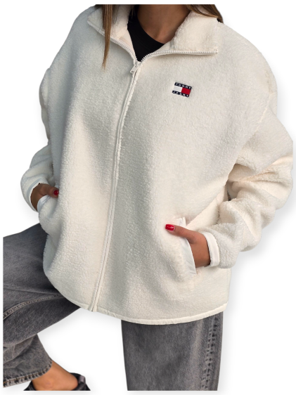 זקט TOMMY HILFIGER THROUGH BADGE TEDDY