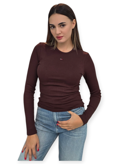 חולצה TOMMY HILFIGER SLIM LS RIB