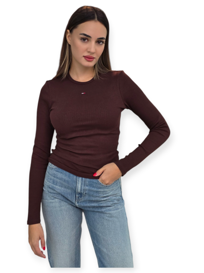 חולצה TOMMY HILFIGER SLIM LS RIB