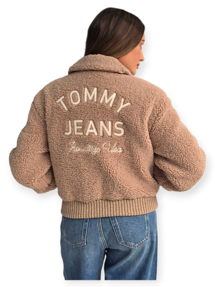 מעיל TOMMY HILFIGER TEDDY VARSITY BOMBER