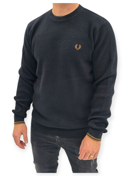 חולצה FRED PERRY WAFFLE STITCH JUMPER