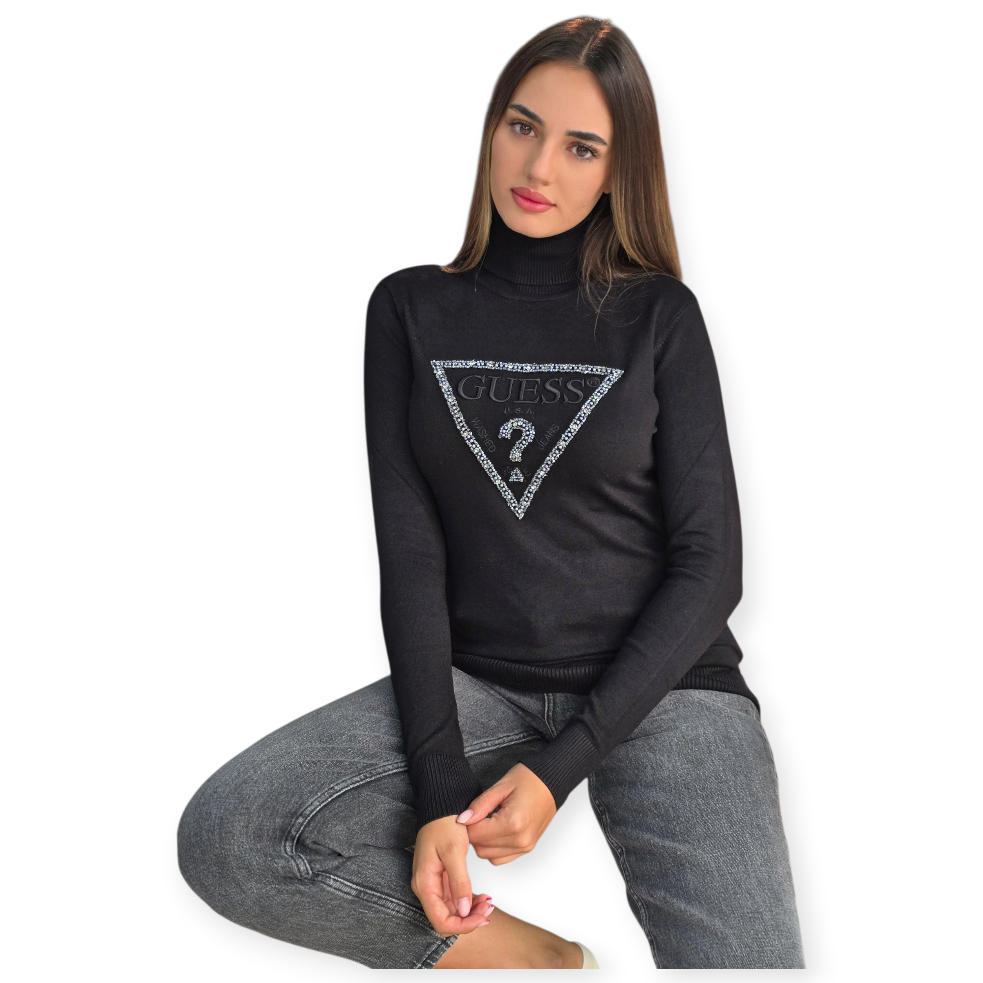 חולצה סריג  GUESS MELANIE LS