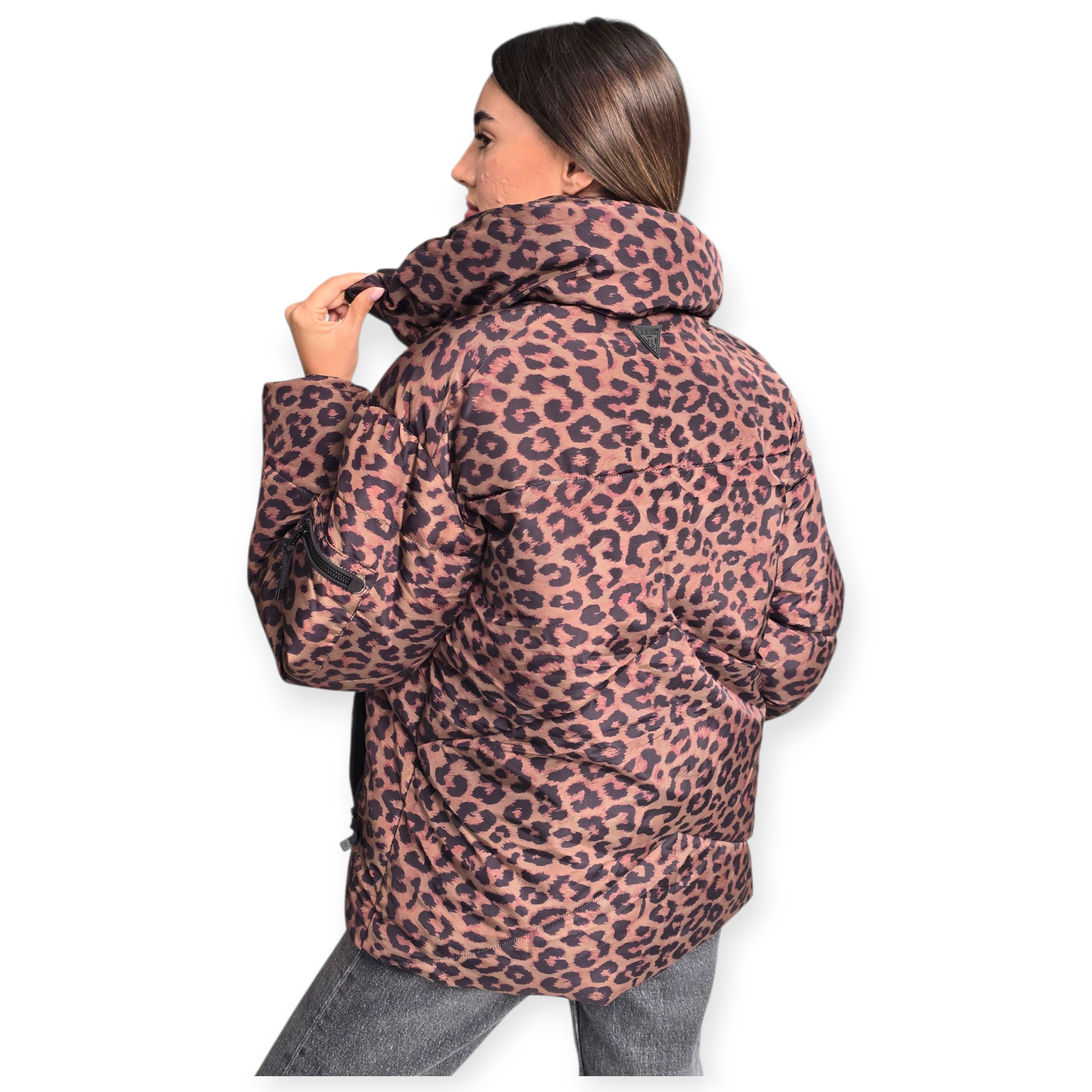 מעיל GUESS MARTINA CROP PUFFA