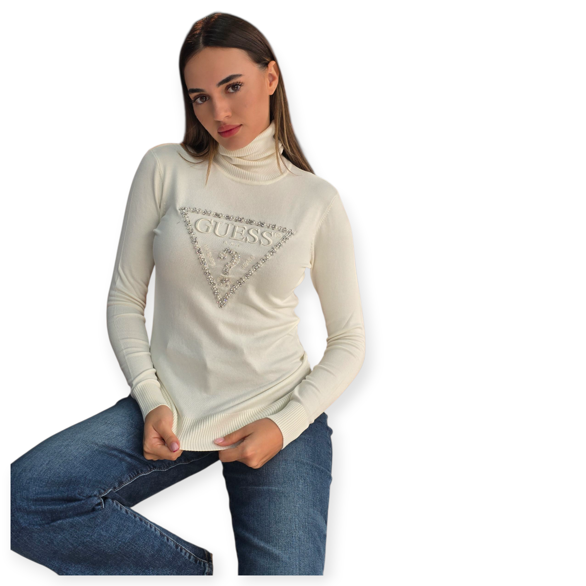 חולצה סריג  GUESS MELANIE LS