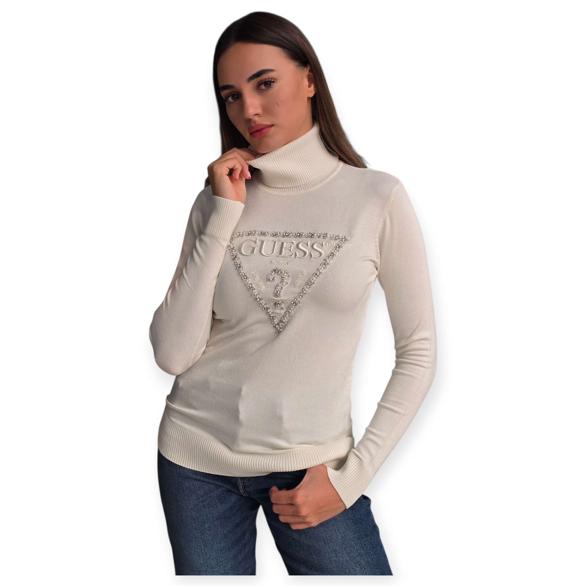 חולצה סריג  GUESS MELANIE LS