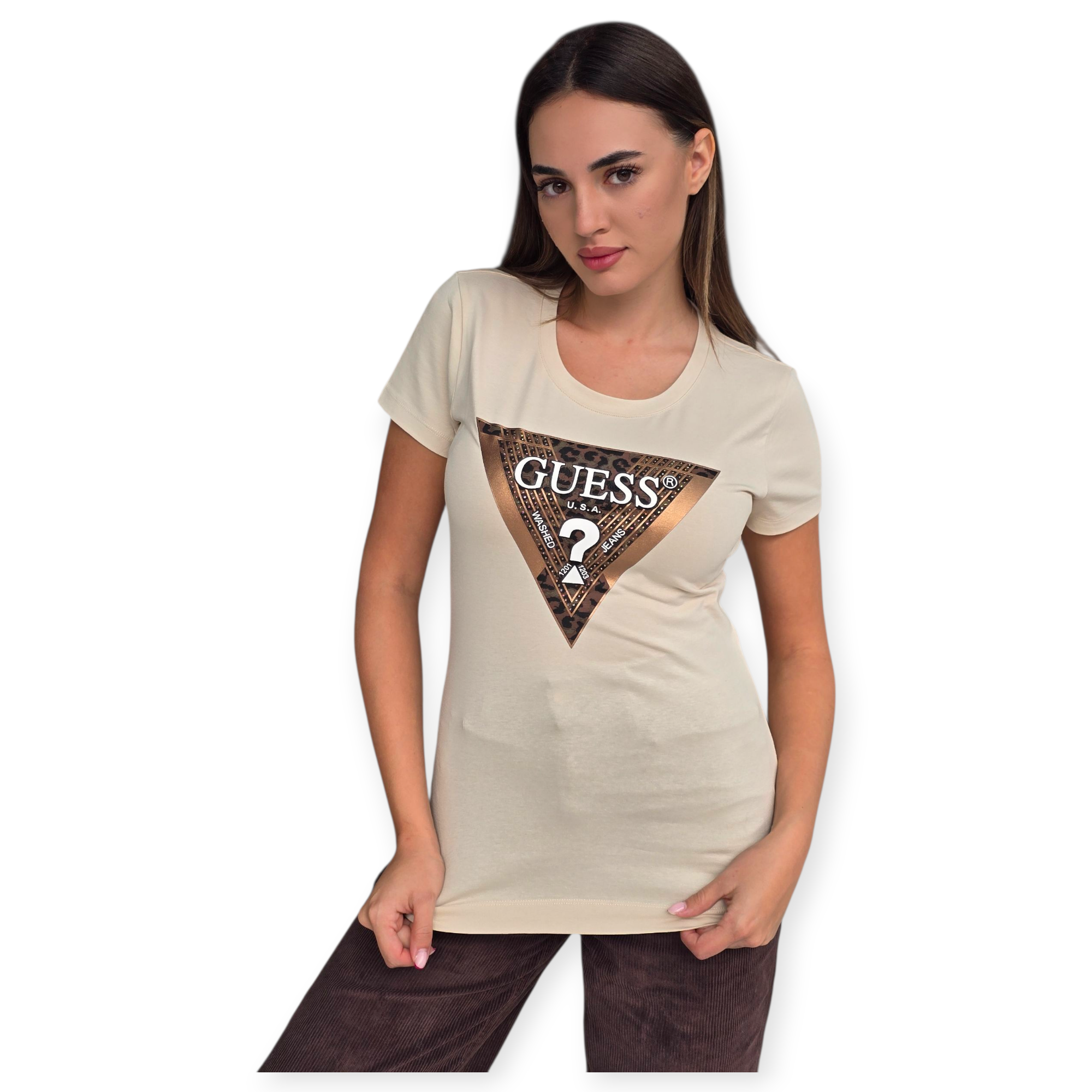 חולצה GUESS LEO SS TEE