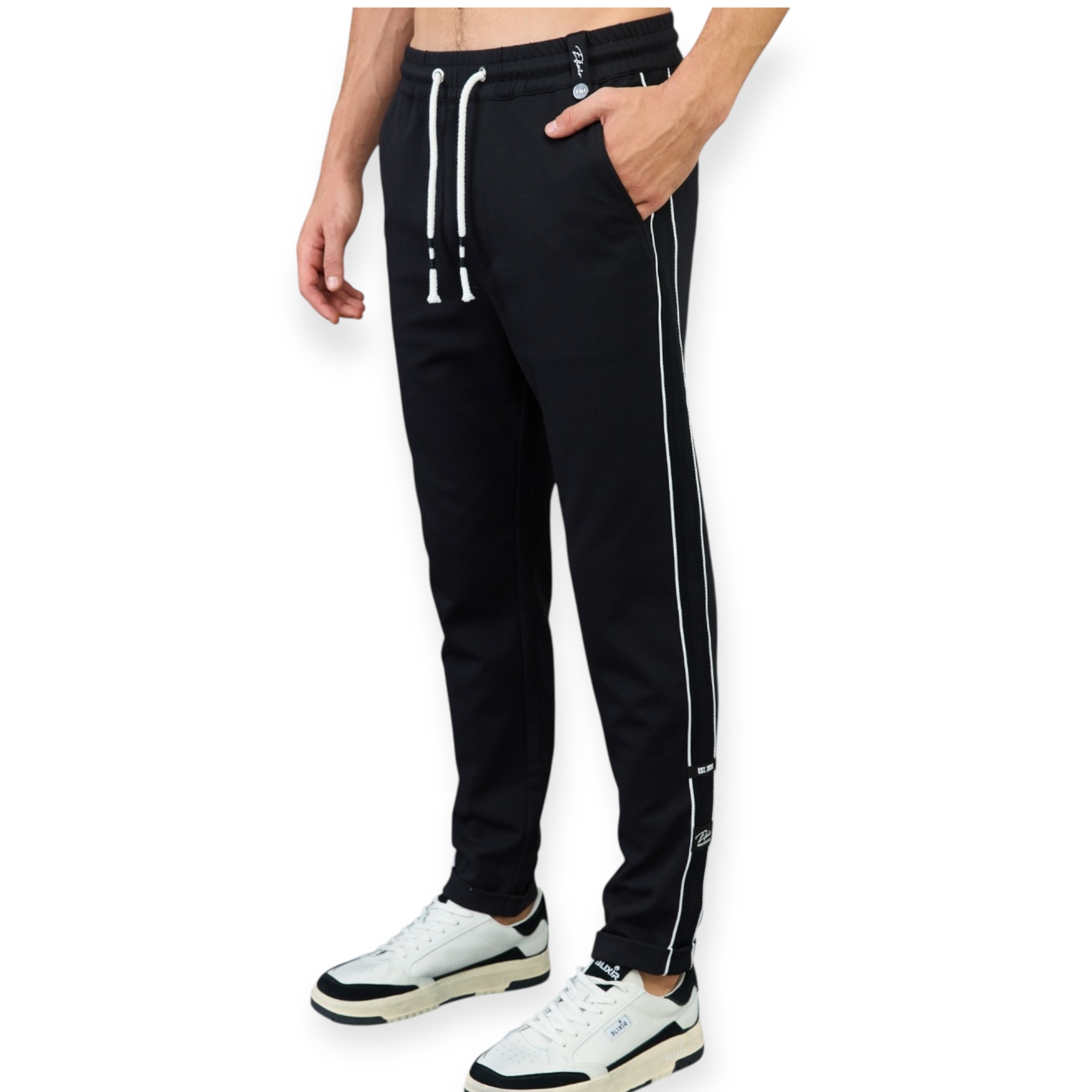 מכנס בד פסים ELIXIR