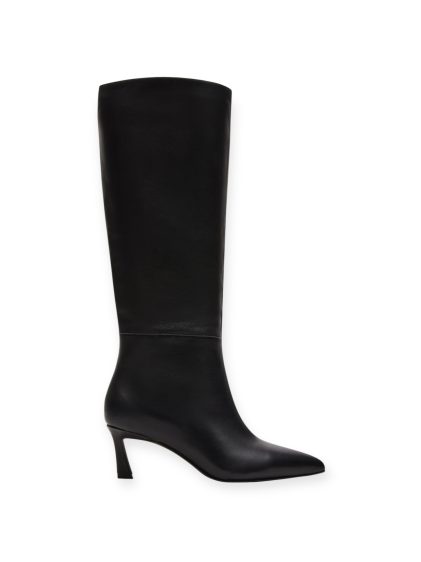 נעלי STEVE MADDEN LAVAN BLACK LEATHER