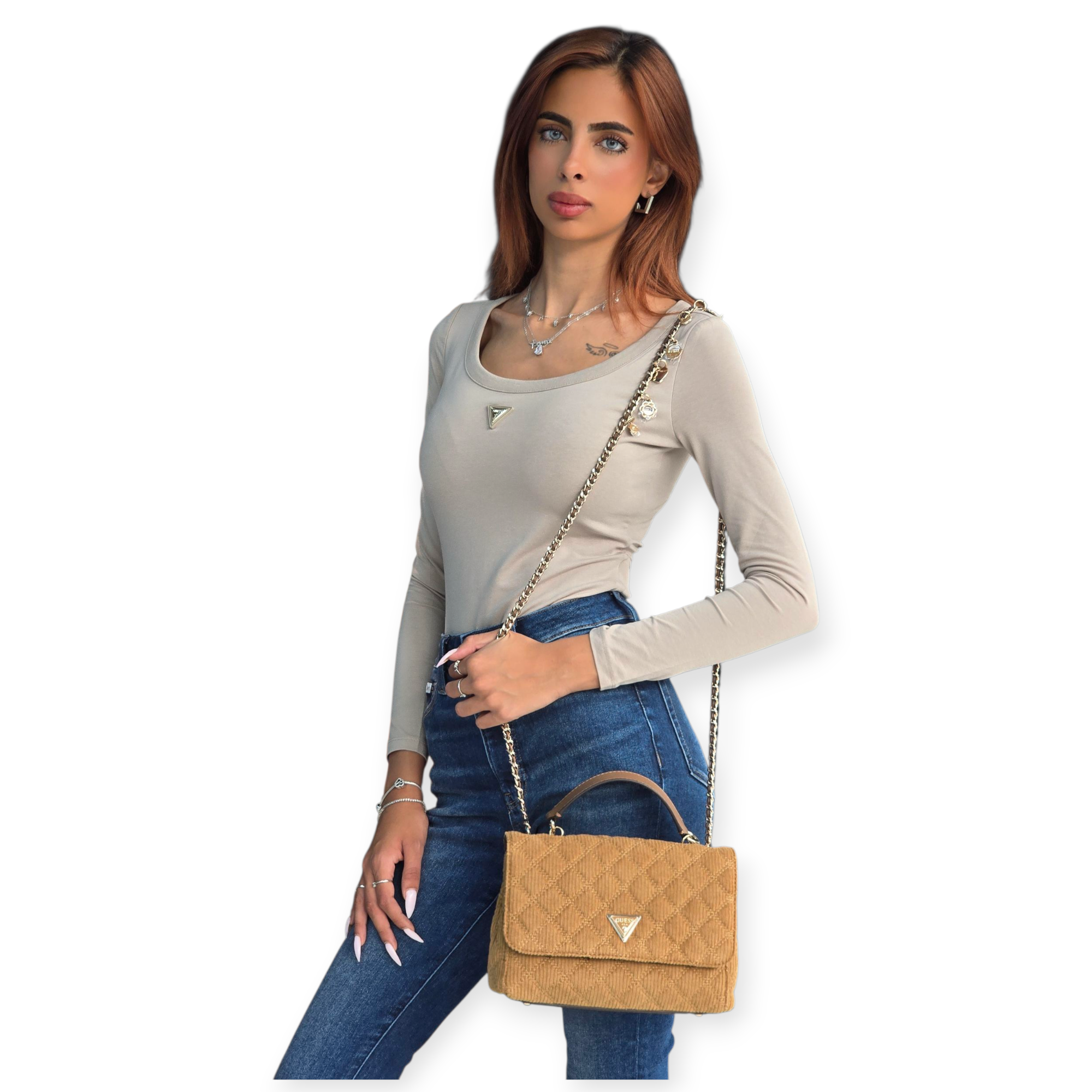 תיק GUESS GIULLY FLAP