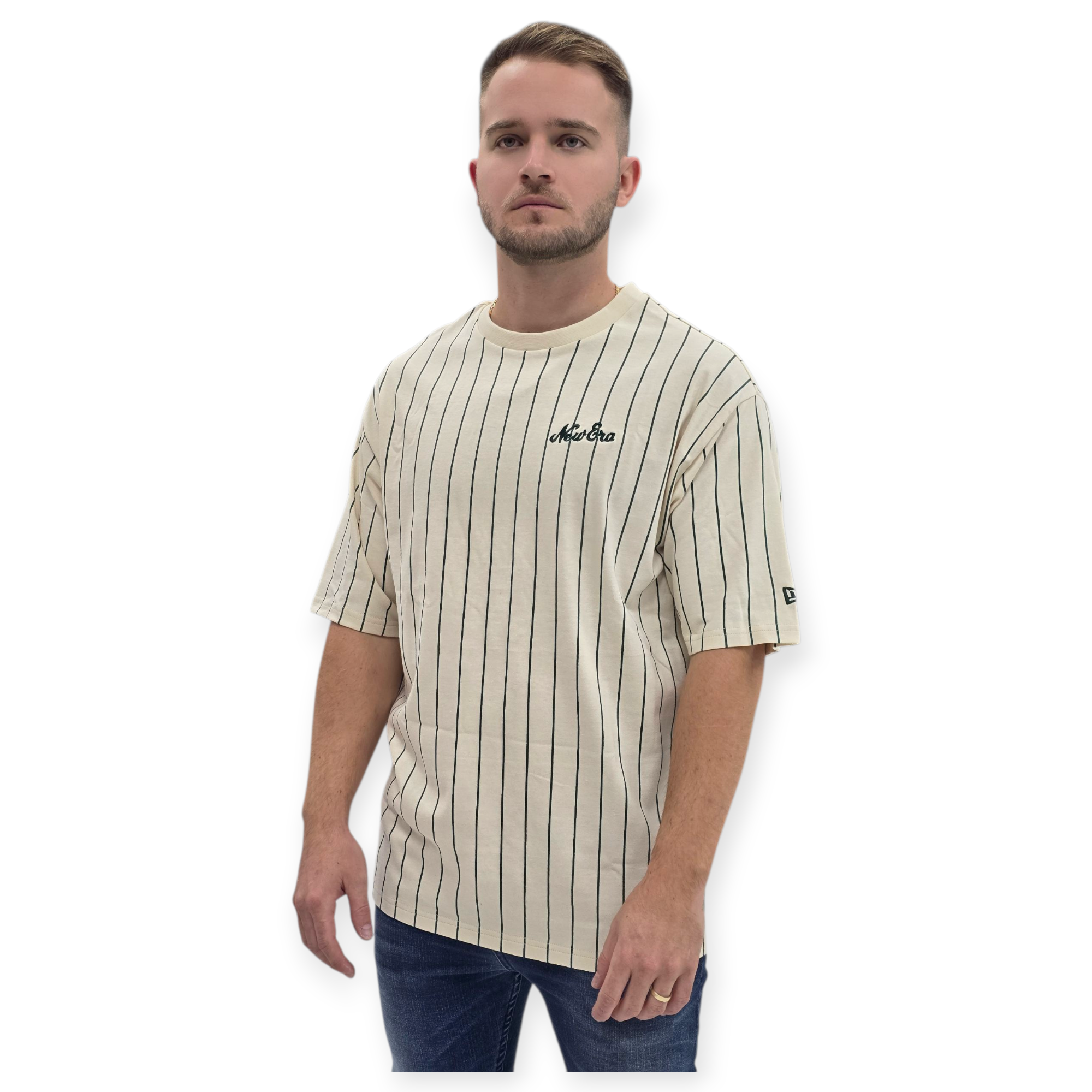 חולצה NEW ERA PINSTRIP OS TEE