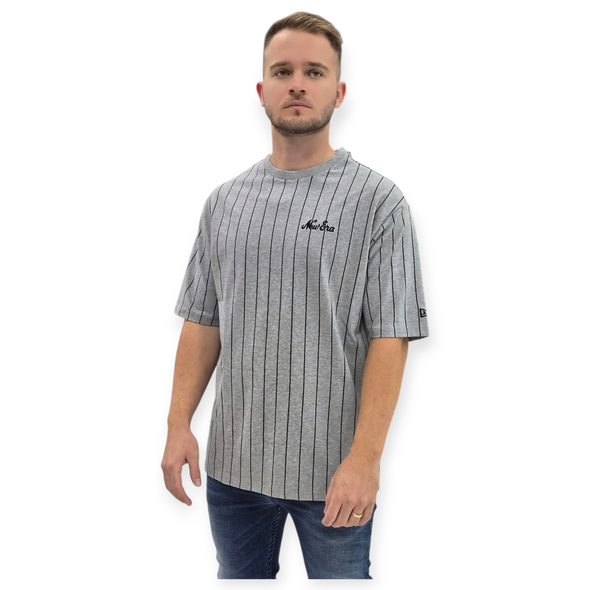 חולצה NEW ERA PINSTRIP OS TEE
