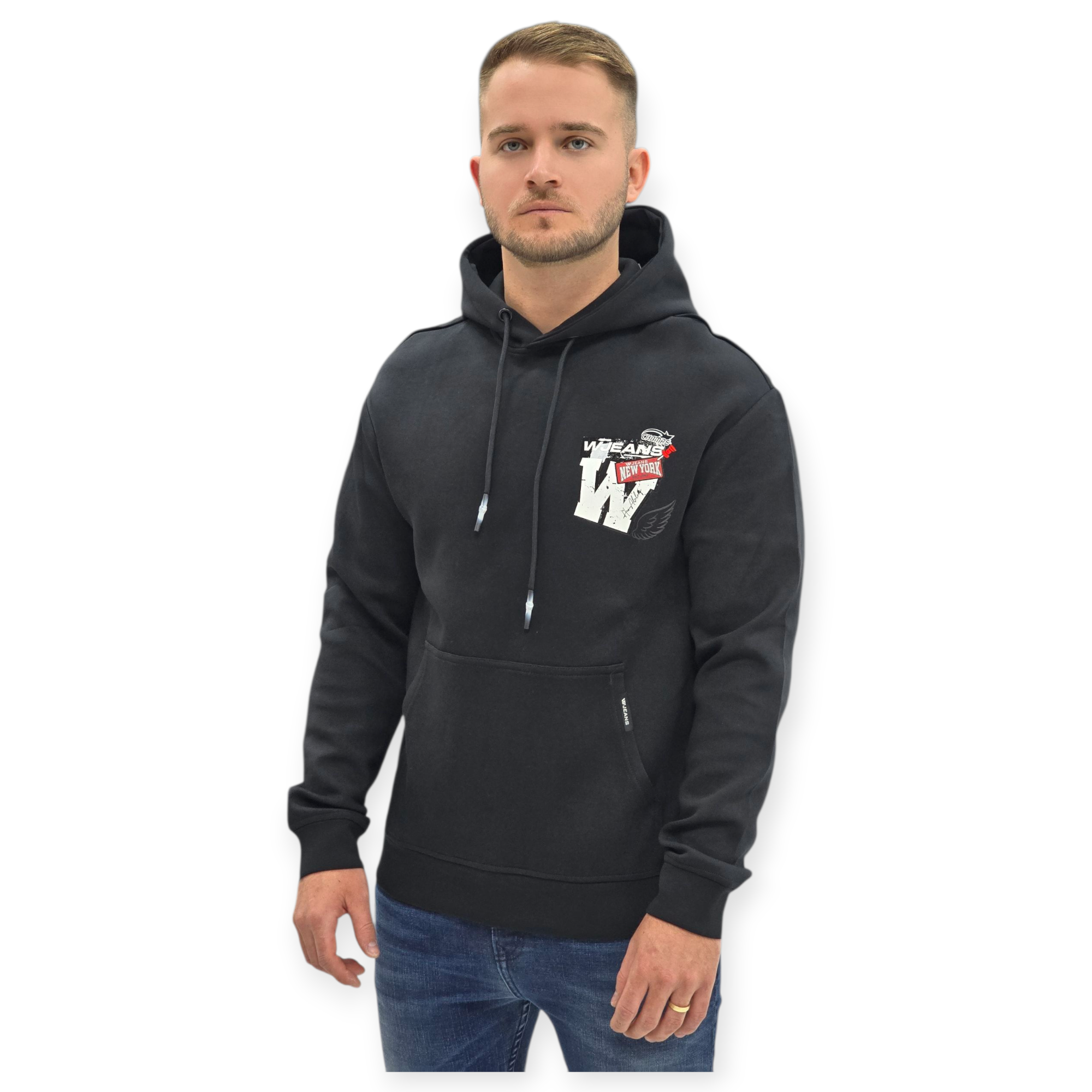 חולצה W JEANS LS HOODIE