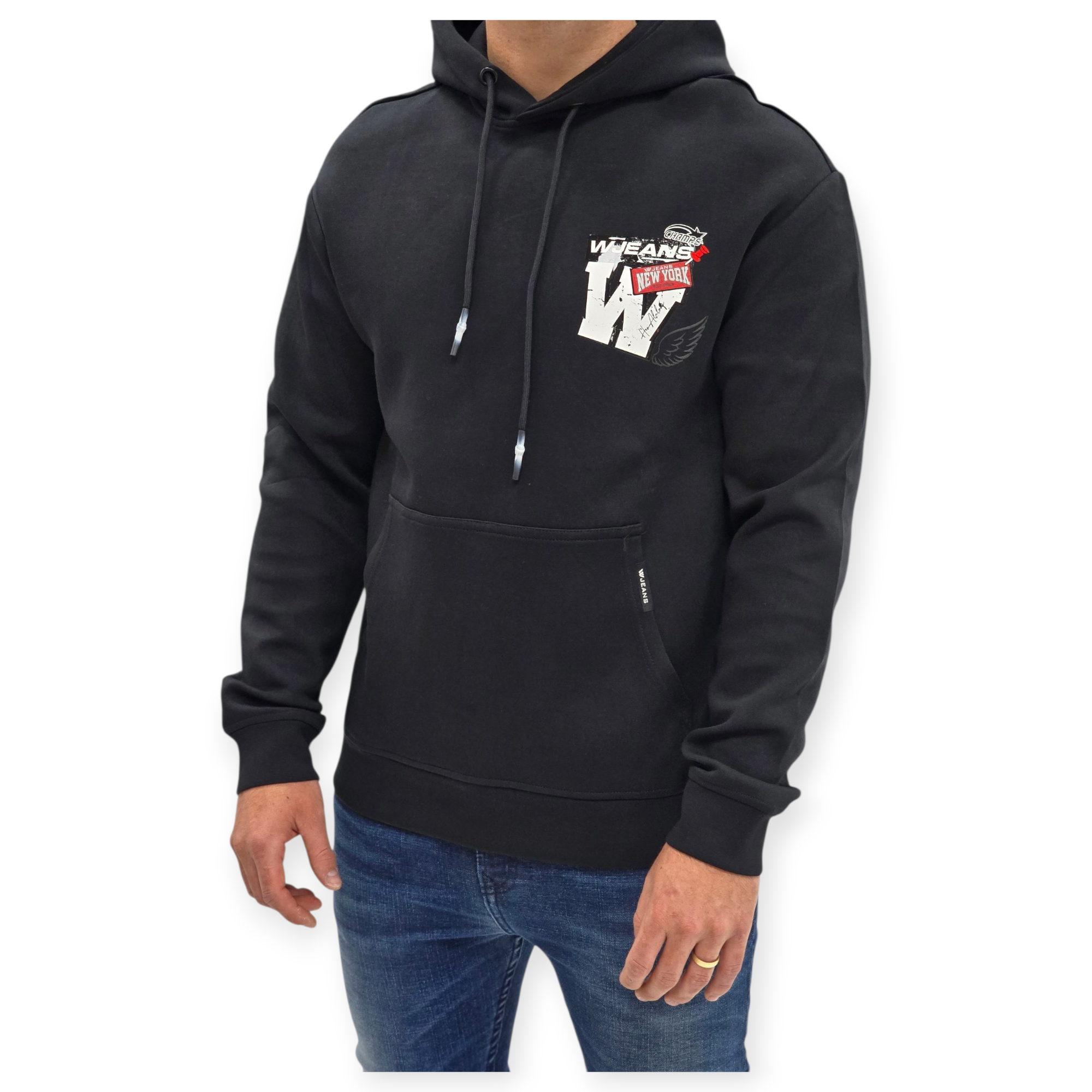 חולצה W JEANS LS HOODIE