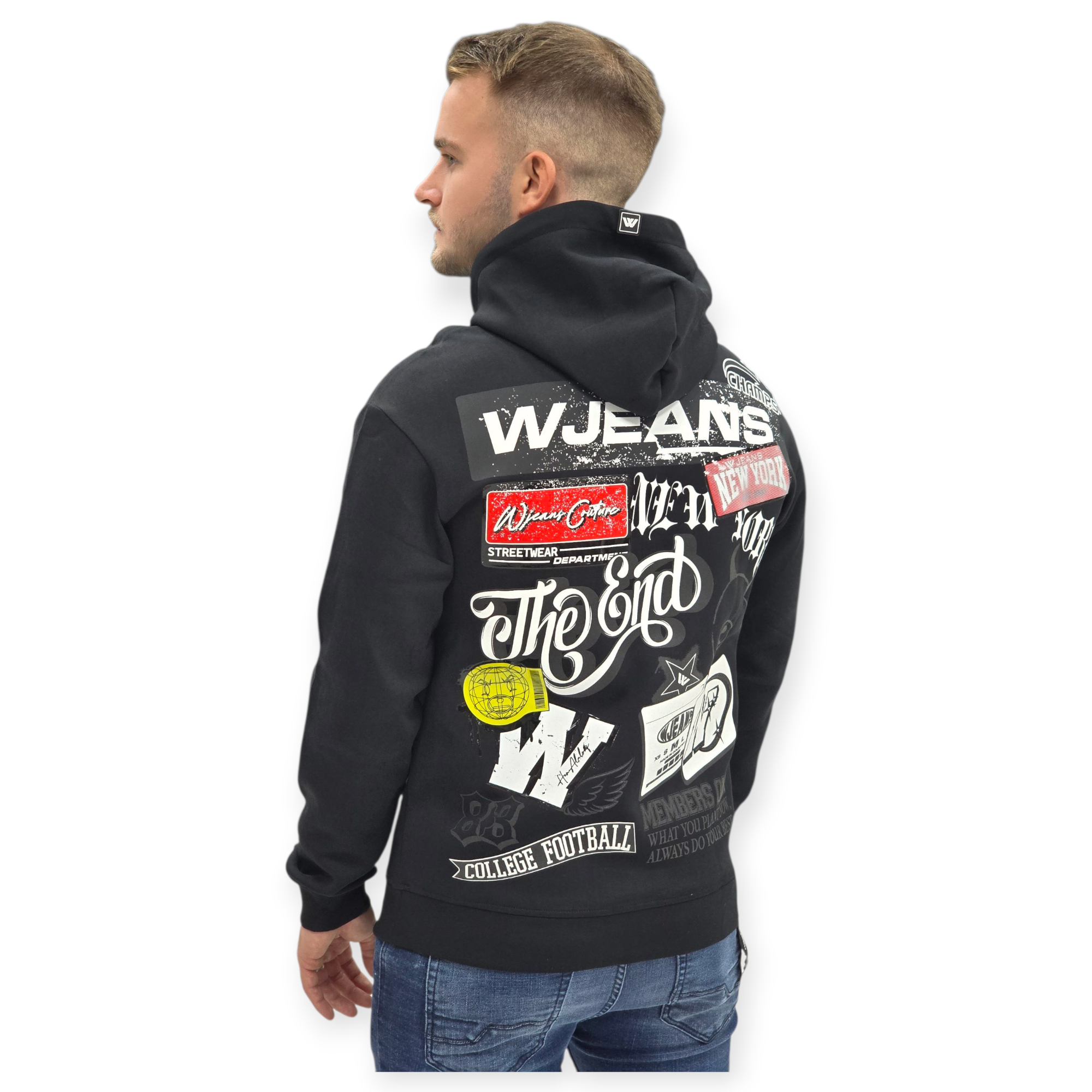 חולצה W JEANS LS HOODIE