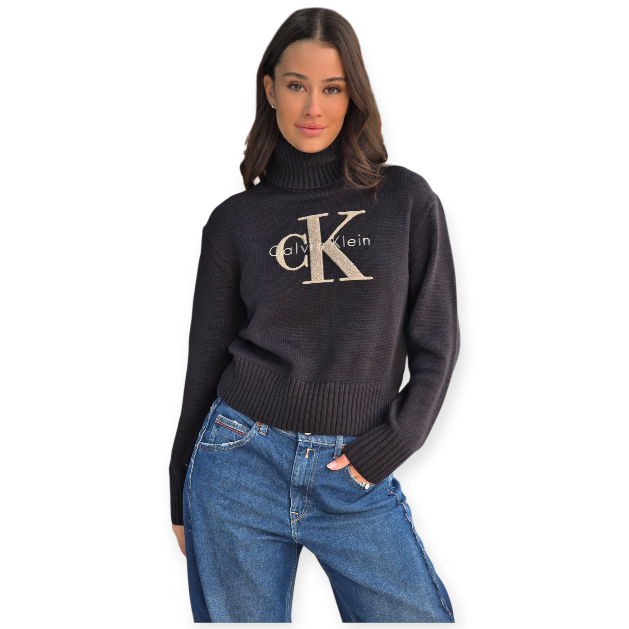 חולצה CALVIN KLEIN CHENILLE SWEATER